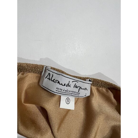 Alameda Turquesa Ray Of Sun Crochet Bikini in Gold - Picture 4 of 4